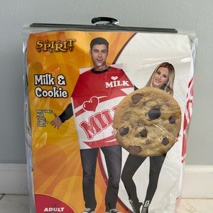 Halloween Couples Costume Milk and cookies